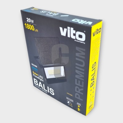 Прожектор соларен LED SOLAR със сензор 20W